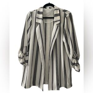 Lush Loose Stripped Jacket